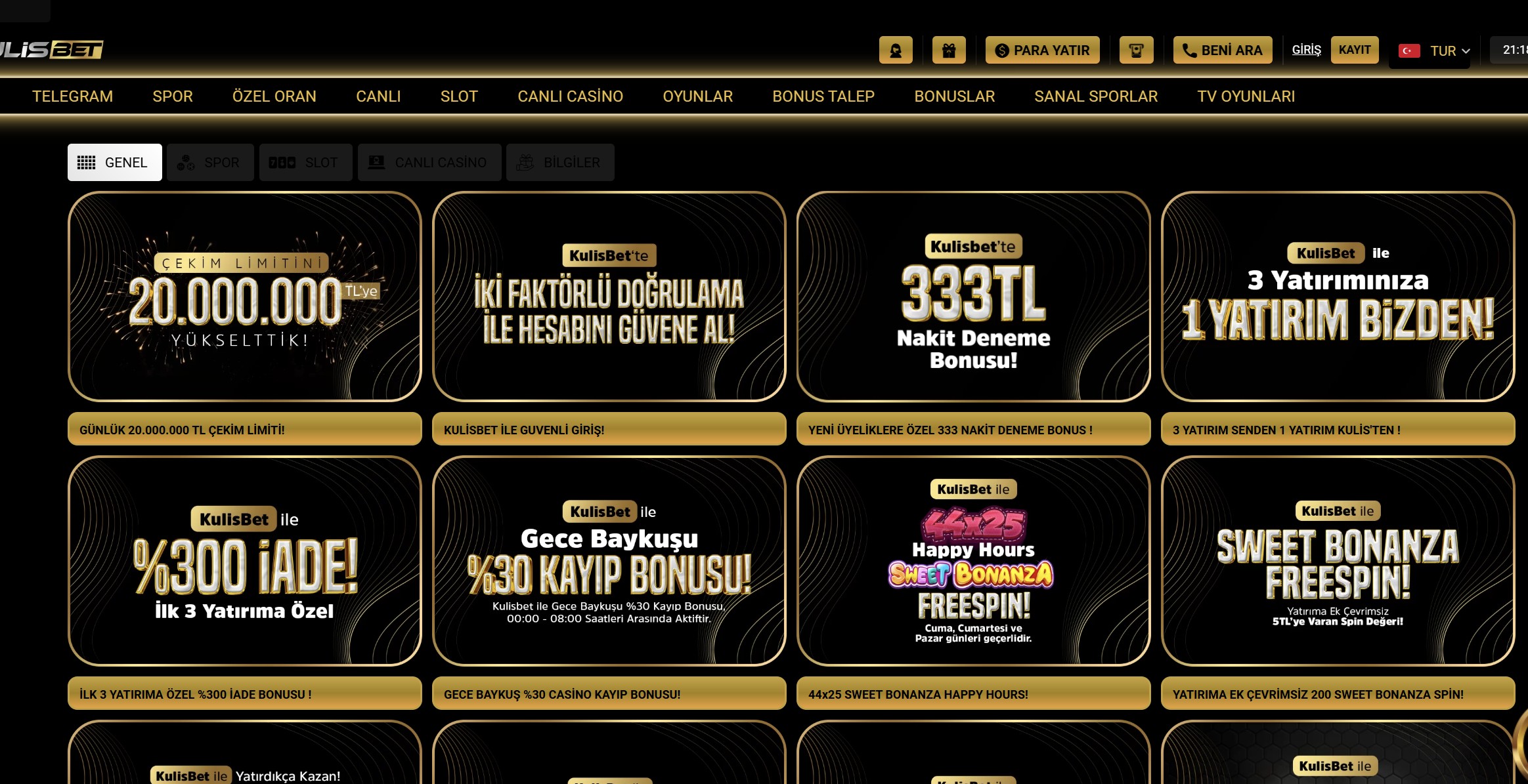kulisbet bonuslar